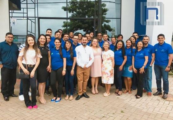 Equipe Rensoftware é recepcionada em novo prédio
